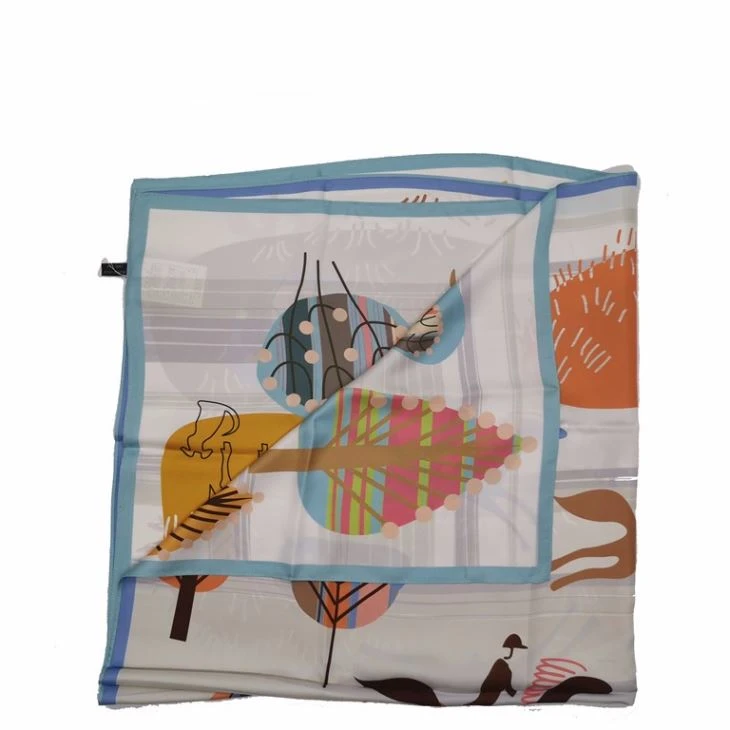 Double Side Silk Twill Scarf Double Side Silk Twill Scarf